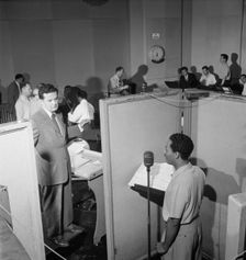 Portrait of Billy Eckstine and Nelson Riddle, New York, N.Y., 1946. Creator: William Paul Gottlieb