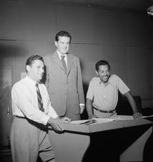 Portrait of Billy Eckstine and Nelson Riddle, New York, N.Y., 1946. Creator: William Paul Gottlieb