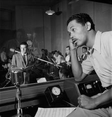Portrait of Billy Eckstine and Hugo Winterhalter, New York, N.Y., 1946. Creator: William Paul Gottlieb