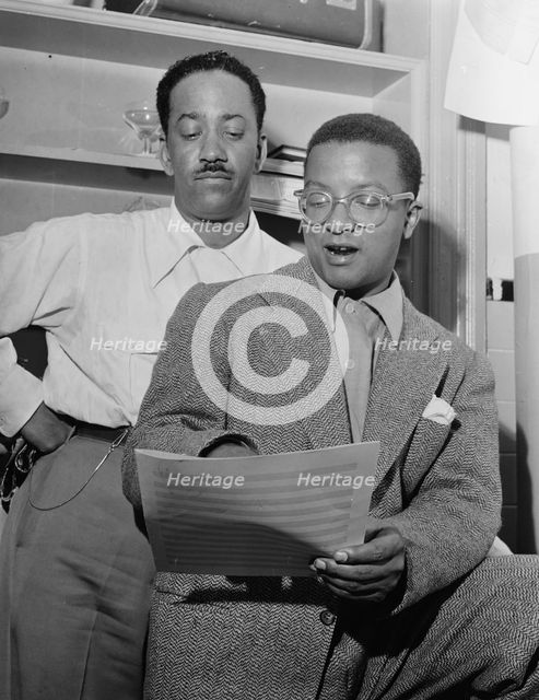 Portrait of Billy Strayhorn, New York, N.Y., ca. June 1947. Creator: William Paul Gottlieb.