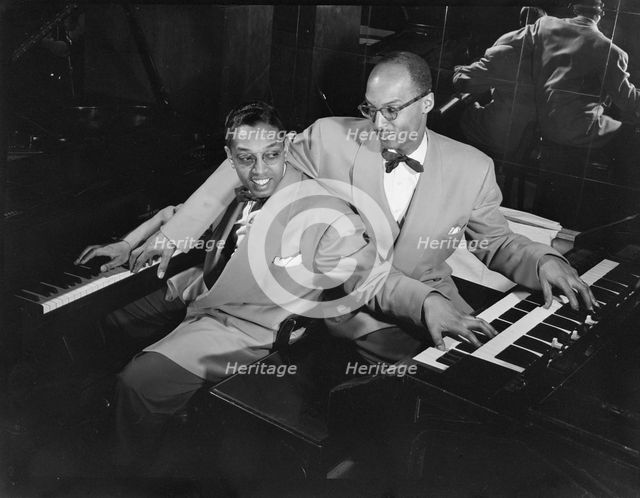 Portrait of Billy Taylor and Bob Wyatt, New York, N.Y., ca. 1947. Creator: William Paul Gottlieb.