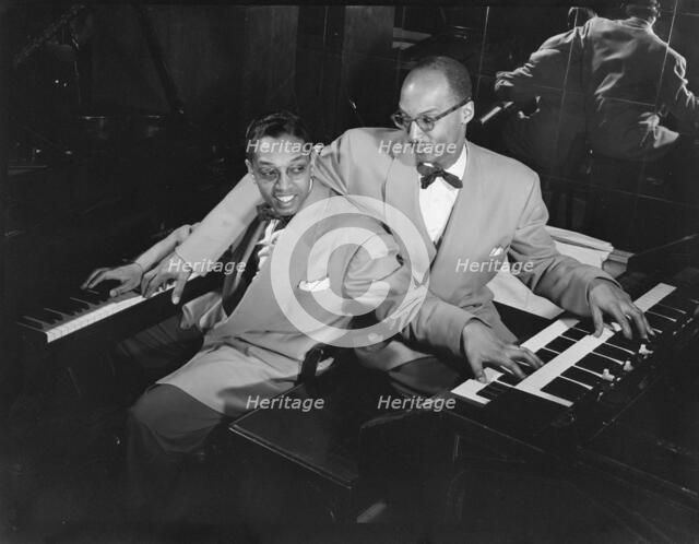 Portrait of Billy Taylor and Bob Wyatt, New York, N.Y., ca. 1947. Creator: William Paul Gottlieb.