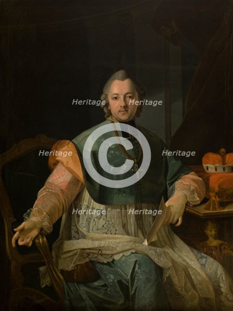 Portrait of Bishop Ignacy Krasicki, 1838. Creator: Aleksander Skalski.