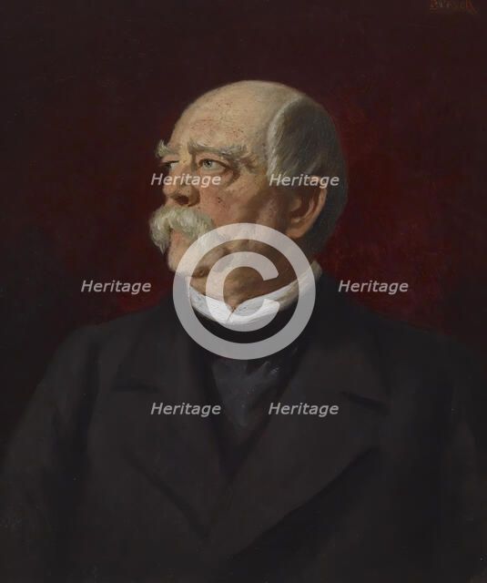 Portrait of Bismark, c1860. Creator: Carl Bersch.