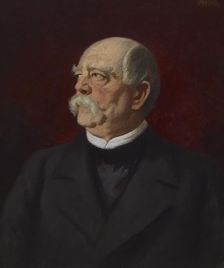 Portrait of Bismark, c1860. Creator: Carl Bersch