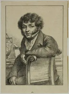 Portrait of Brunet, Printer, 1817. Creator: Vivant Denon