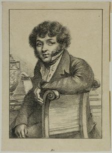 Portrait of Brunet, Printer, 1817. Creator: Vivant Denon