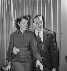 Portrait of Brick Fleagle and Mrs. Brick Fleagle, New York, N.Y., 1946. Creator: William Paul Gottlieb