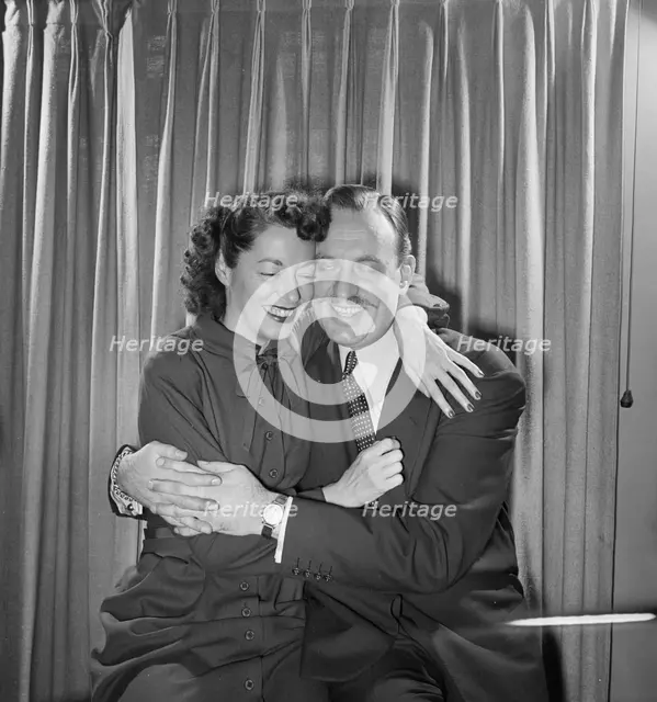 Portrait of Brick Fleagle and Mrs. Brick Fleagle, New York, N.Y., 1946. Creator: William Paul Gottlieb.