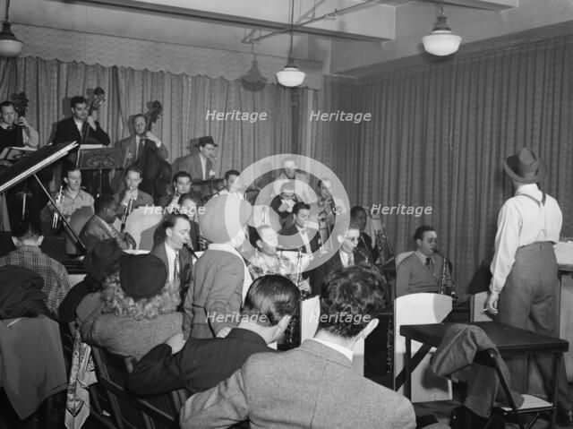 Portrait of Brick Fleagle and Sandy Williams, Nola's, New York, N.Y., ca. Feb. 1947. Creator: William Paul Gottlieb.