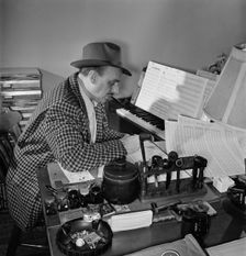 Portrait of Brick Fleagle, home of Brick Fleagle, New York, N.Y., 1946. Creator: William Paul Gottlieb