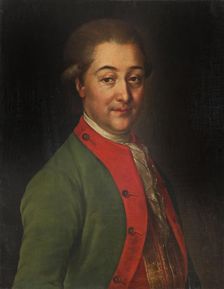 Portrait of Brigadier Alexander Khrapovitsky, 1775. Creator: Unknown