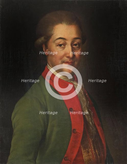 Portrait of Brigadier Alexander Khrapovitsky, 1775. Creator: Unknown.