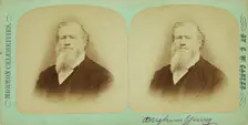 Portrait of Brigham Young, about 1863-1875. Creator: Charles William Carter
