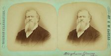 Portrait of Brigham Young, about 1863-1875. Creator: Charles William Carter