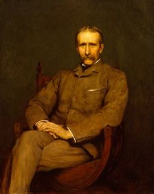 Portrait of Briton Rivière, R.A., 1887. Creator: Hubert von Herkomer