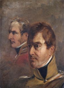 Portrait of British Major-Generals Sir Frederick Ponsonby Sir Colin Campbell, 1821. Artist: Jan Willem Pieneman