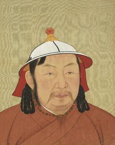 Portrait of Buyantu Khan (1285-1320), 14th century. Creator: Chinese Master
