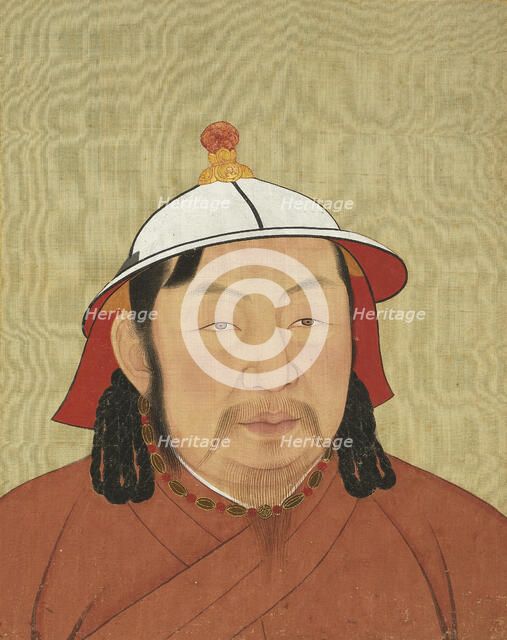 Portrait of Buyantu Khan (1285-1320), 14th century. Creator: Chinese Master.