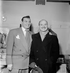 Portrait of Bud Freeman and Frankie Laine, New York, N.Y.(?), 1938. Creator: William Paul Gottlieb