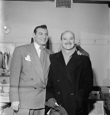 Portrait of Bud Freeman and Frankie Laine, New York, N.Y.(?), 1938. Creator: William Paul Gottlieb