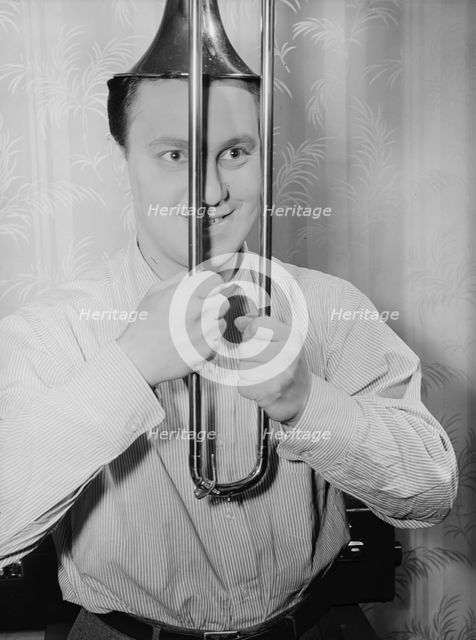 Portrait of Buddy Morrow, New York, N.Y., ca. May 1947. Creator: William Paul Gottlieb.