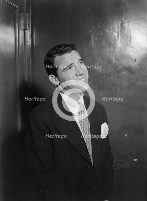 Portrait of Buddy Rich, Arcadia Ballroom, New York, N.Y., ca. May 1947. Creator: William Paul Gottlieb.