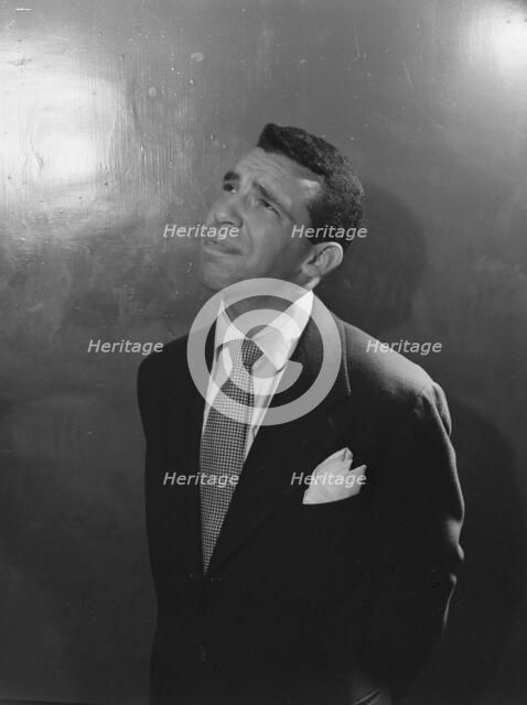 Portrait of Buddy Rich, Arcadia Ballroom, New York, N.Y., ca. May 1947. Creator: William Paul Gottlieb.