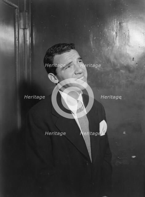 Portrait of Buddy Rich, Arcadia Ballroom, New York, N.Y., ca. May 1947. Creator: William Paul Gottlieb.