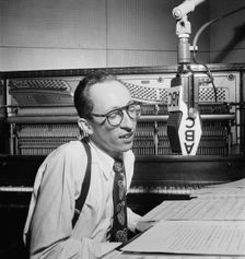 Portrait of Buddy Weed, ABC studio, New York, N.Y.(?), ca. May 1947. Creator: William Paul Gottlieb