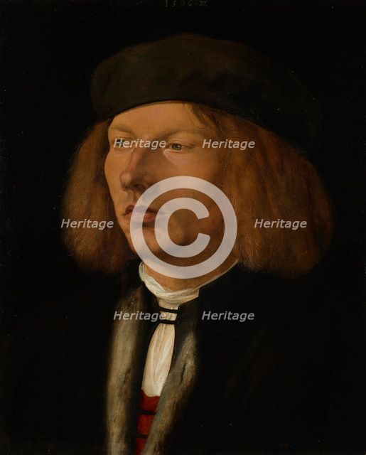 Portrait of Burkhard von Speyer, 1506. Artist: Dürer, Albrecht (1471-1528)