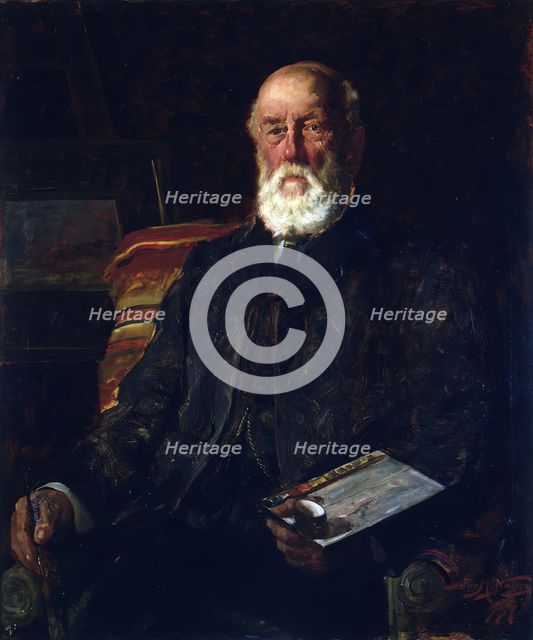 Portrait of C.D. Barraud, 1897. Creator: James McLauchlan Nairn.
