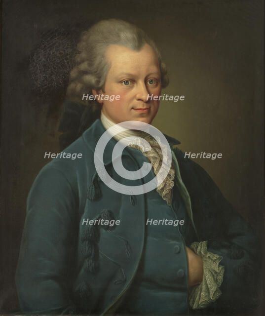 Portrait of Gotthold Ephraim Lessing (1729-1781), 1765. Creator: Anonymous.