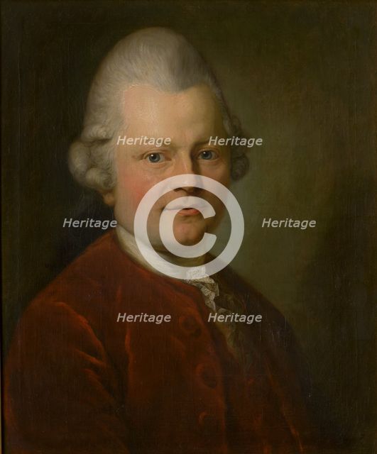 Portrait of Gotthold Ephraim Lessing (1729-1781), 1771. Creator: Graff, Anton (1736-1813).