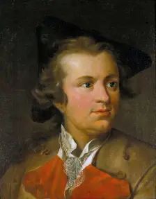 Portrait of Gotthold Ephraim Lessing (1729-1781), c.1755. Creator: Tischbein, Johann Heinrich, the Elder (1722-1789)