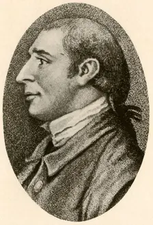 Portrait of Gouverneur Morris, with smooth hair and pigtail queue c1780, (1937). Creator: Unknown