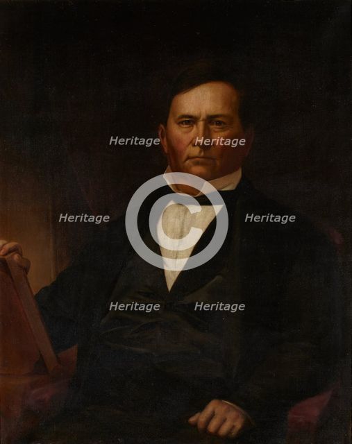 Portrait of Governor David Wallace, about 1840. Creator: Jacob Cox.