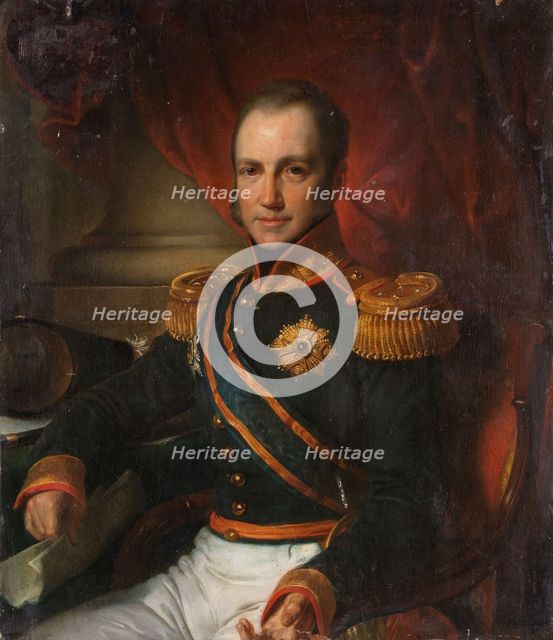 Portrait of Godart Alexander Gerard Philip, Baron van der Capellen, Governor-General..., 1816-1857. Creator: Cornelis Kruseman.