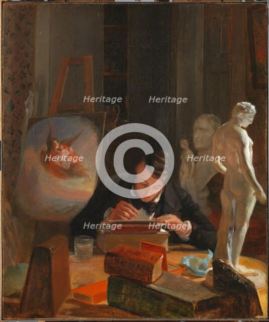 Portrait of Godfrey Frankenstein, ca. 1840. Creator: John Frankenstein.