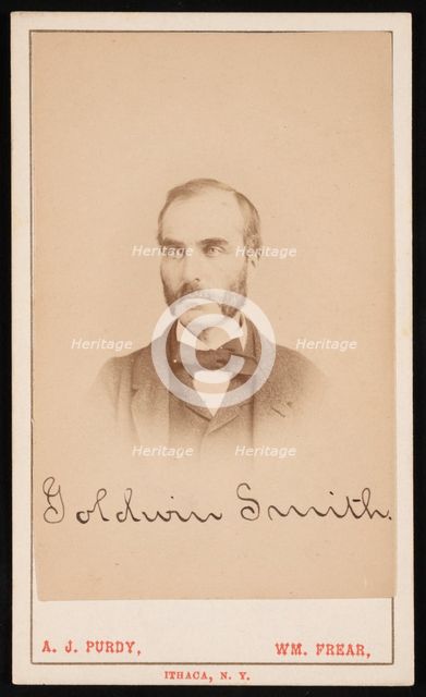 Portrait of Goldwin Smith (1823-1910), Circa 1870s. Creator: Purdy & Frear.