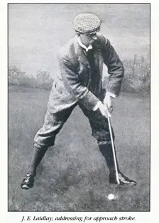 Portrait of golfer JE Laidlay, c1896. Creator: Unknown