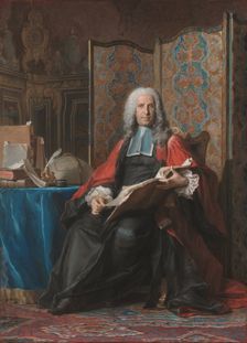 Portrait of Gabriel Bernard de Rieux, 1739-1741. Creator: Maurice-Quentin de La Tour