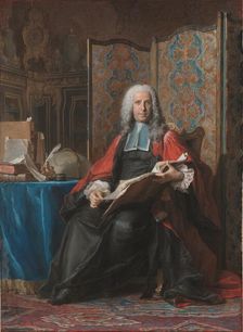 Portrait of Gabriel Bernard de Rieux, 1739-1741. Creator: Maurice-Quentin de La Tour