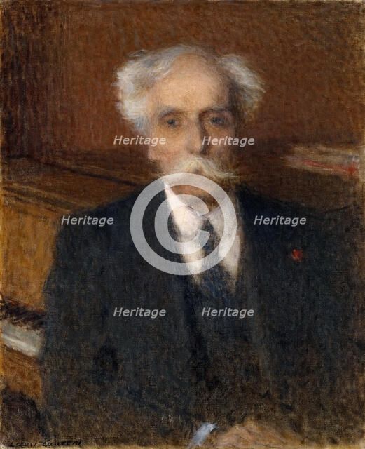Portrait of Gabriel Fauré (1845-1924). Artist: Laurent, Ernest (1859-1929)