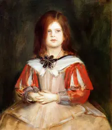 Portrait of Gabriella Lenbach 1898. Artist: Franz von Lenbach