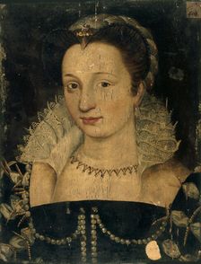 Portrait of Gabrielle d'Estrées (1573-1599), ca 1590. Creator: Anonymous
