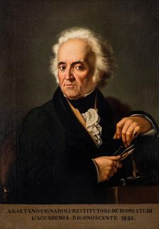 Portrait of Gaetano Cignaroli (1747-1826). Creator: Zusi, Carlo (1792-1868)