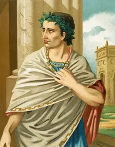 Portrait of Gaius Julius Caesar, 1875. Creator: Unknown