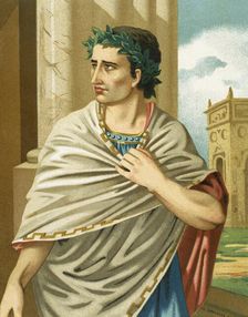 Portrait of Gaius Julius Caesar, 1875. Creator: Unknown