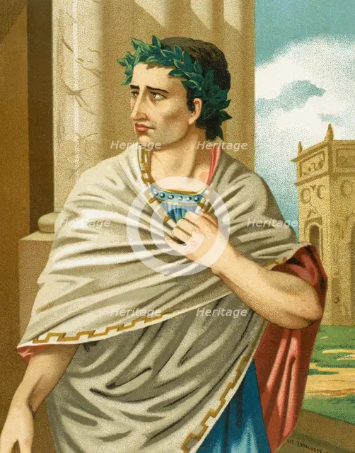 Portrait of Gaius Julius Caesar, 1875.  Creator: Unknown.